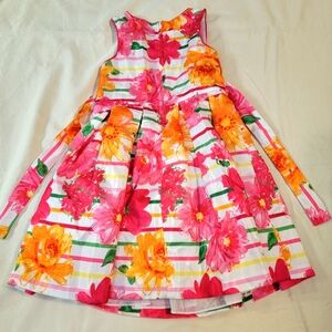 Jessica Ann Pink and Orange floral dress